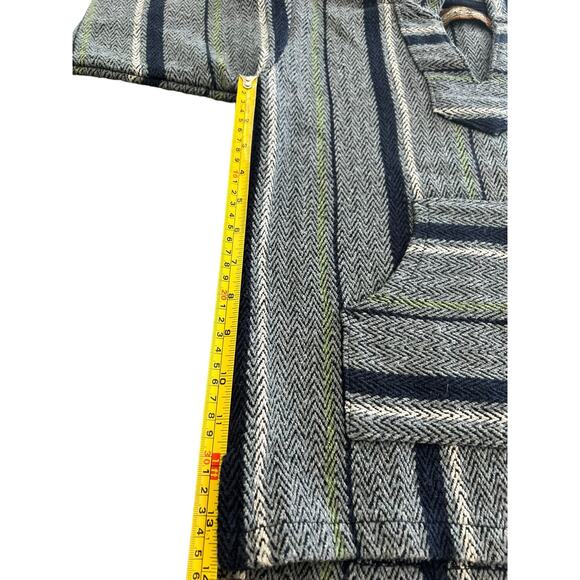 Retrofit Sweater Size M Youth Pullover Hippie Mexico Knit Poncho | X303 - Picture 8 of 14